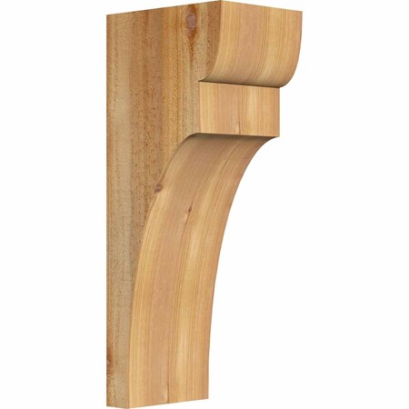 Ekena Millwork Yorktown Rough Sawn Corbel, Western Red Cedar, 6"W x 8"D x 20"H COR06X08X20YOR00RWR